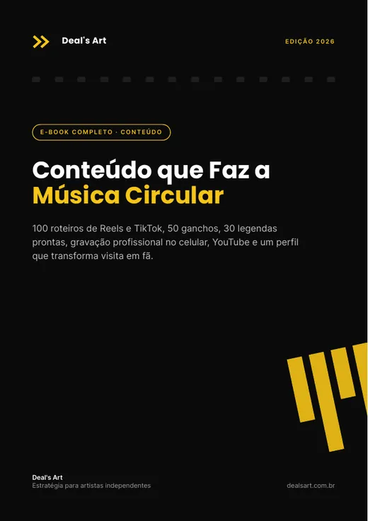 Capa do ebook Conteúdo que Faz a Música Circular